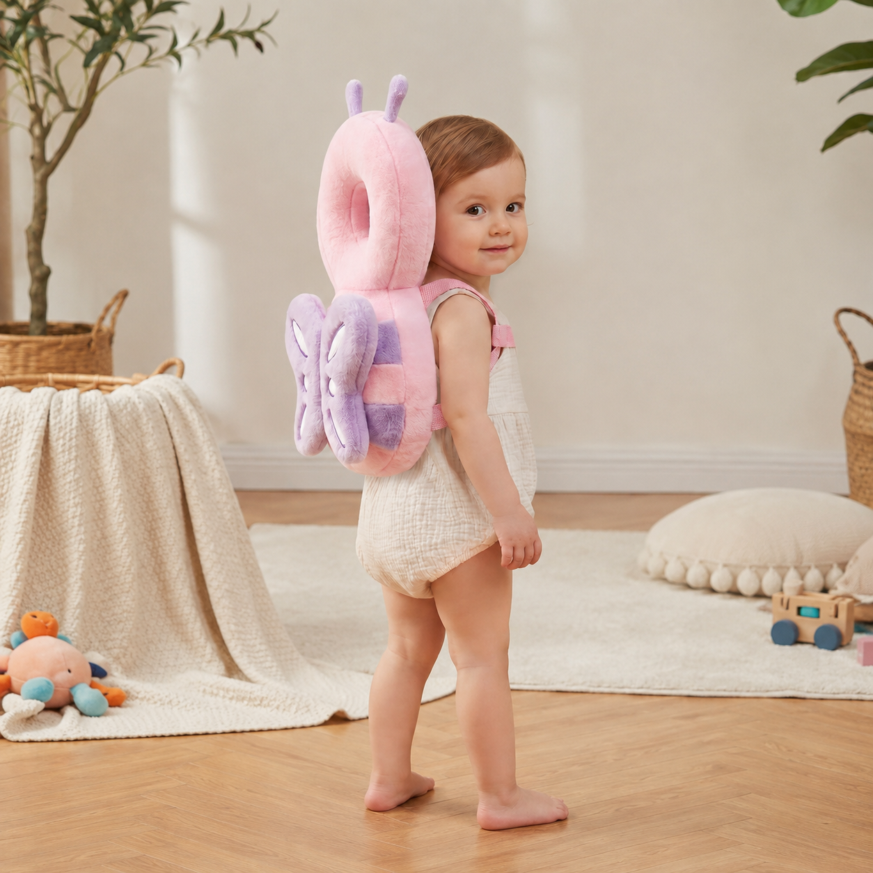 Baby Head Safety Pillow For Toddlers Learning To Crawl And Walk Safely