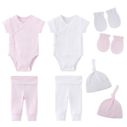 8Pcs Jumpsuit Set For Babies-Children Cloth Shop