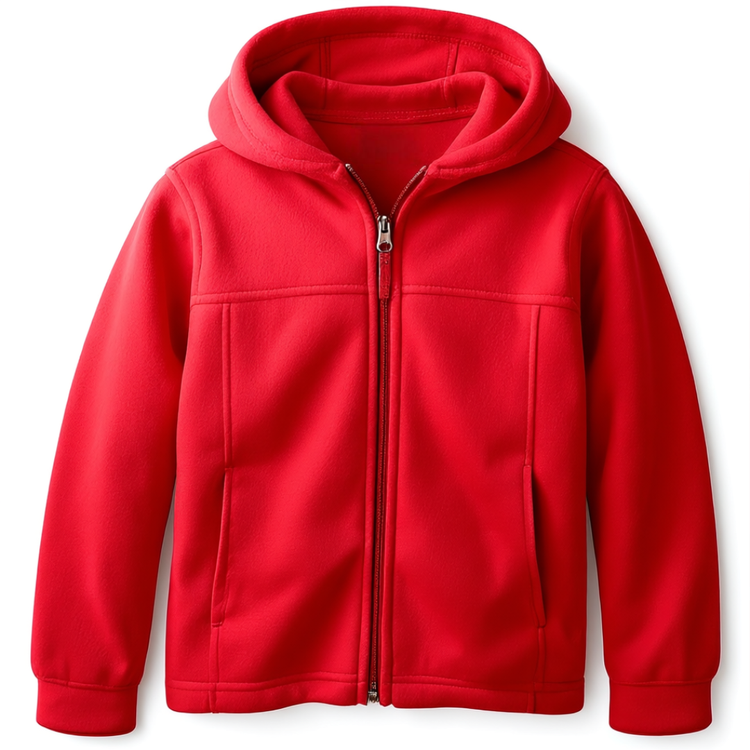 Boys Warm Fleece Hooded Jacket
