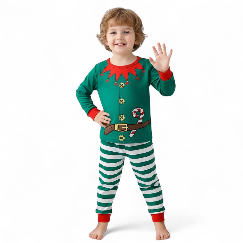 Elf Inspired Christmas Outfit Set
