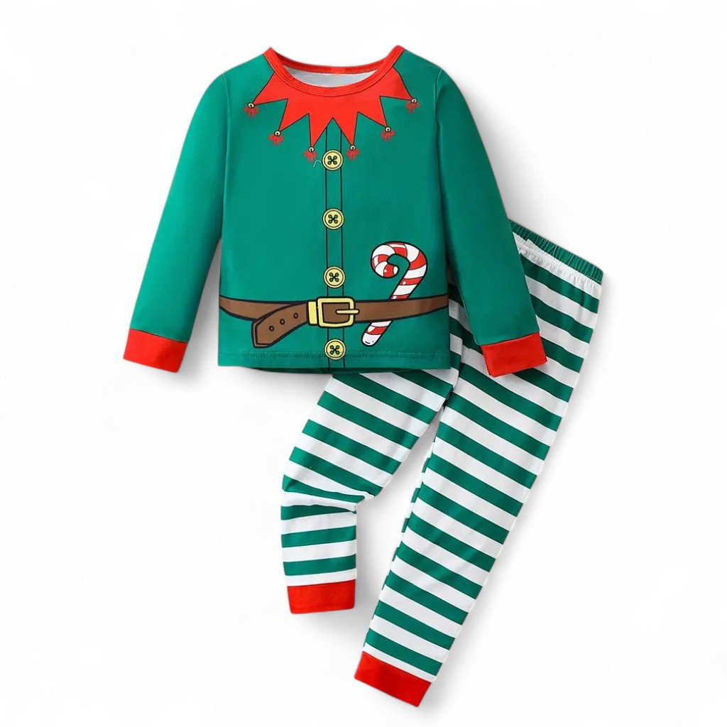 Elf Inspired Christmas Outfit Set