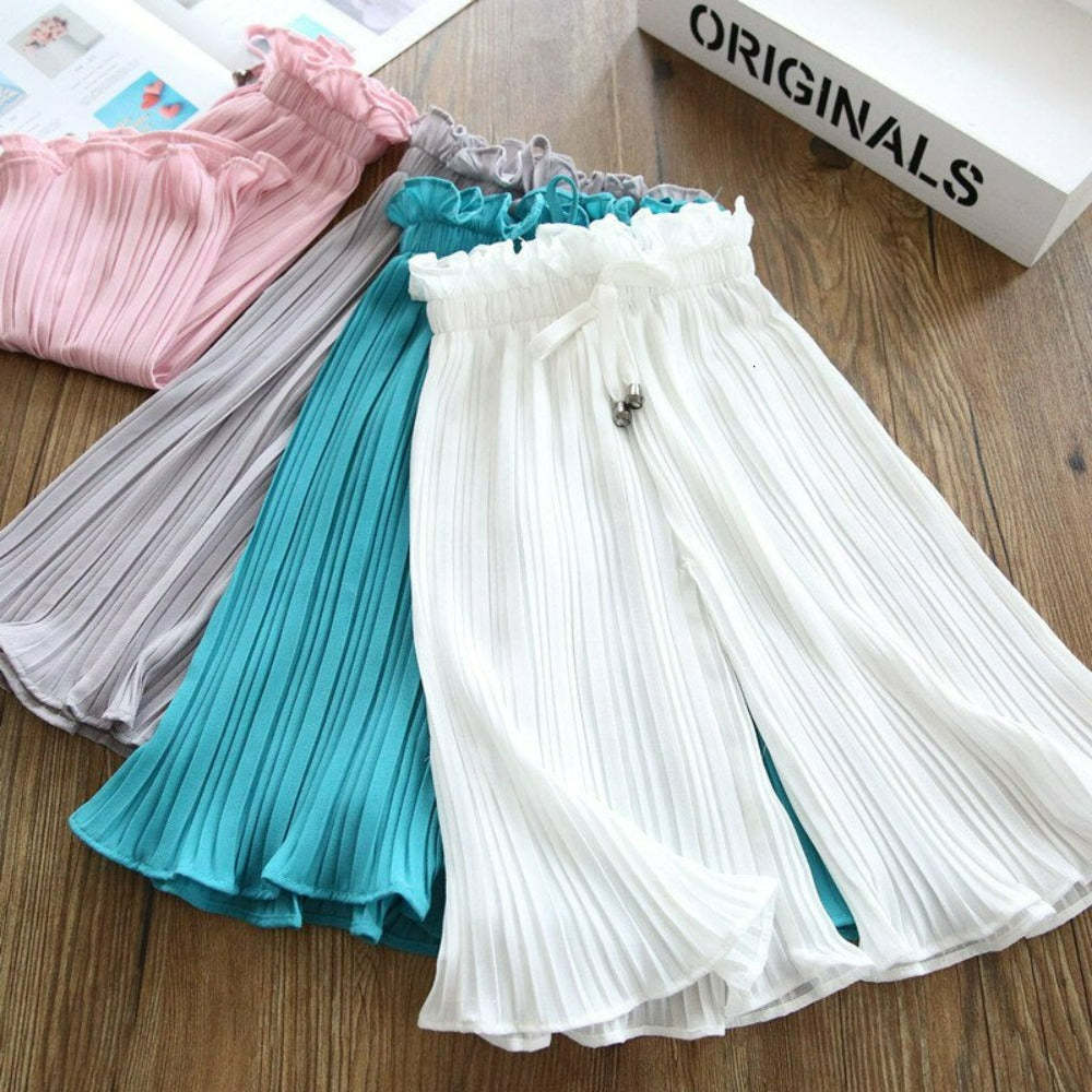 Girls Summer Chiffon Pants-Children Cloth Shop