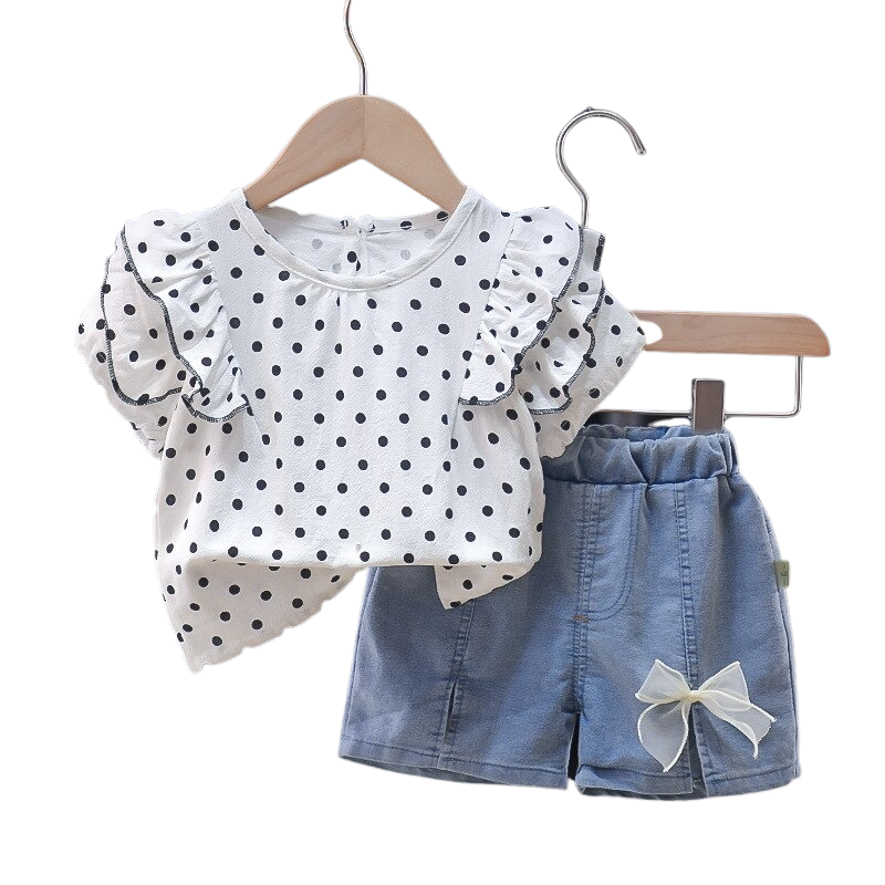 The Polka Dot Children's Suit-Children Cloth Shop
