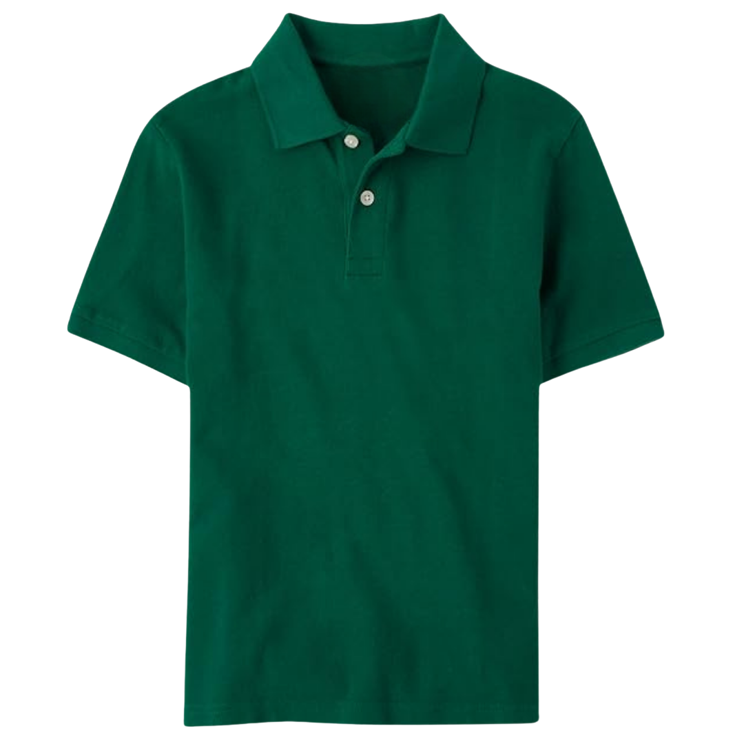 Boys Uniform Short Sleeve Pique Polo Tshirt