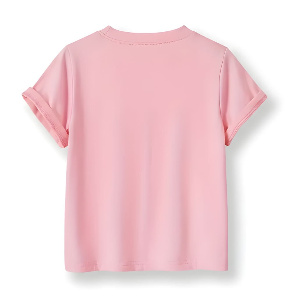 Kids Summer Cartoon Printed T Shirt with Short Sleeves