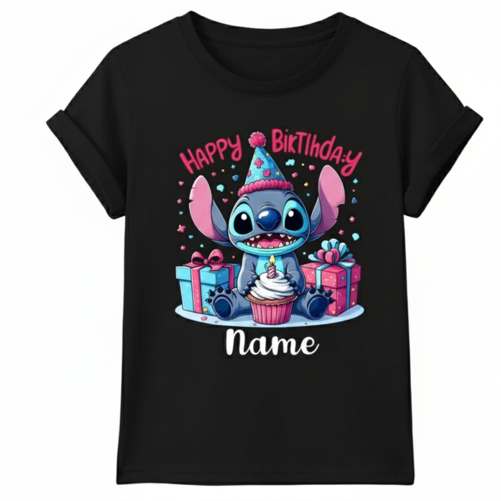 Customizable Birthday T Shirt for Kids