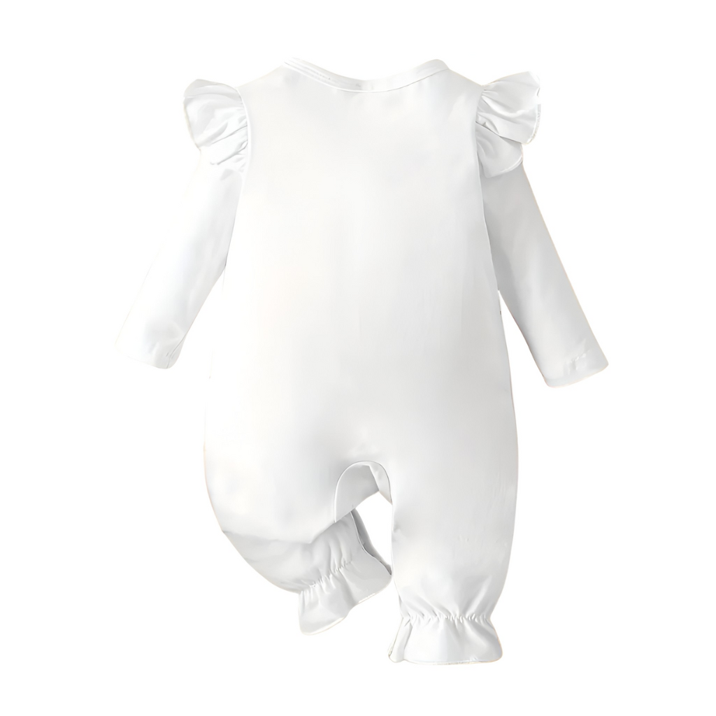 Two Piece Cartoon Print Bodysuit With Headband Set