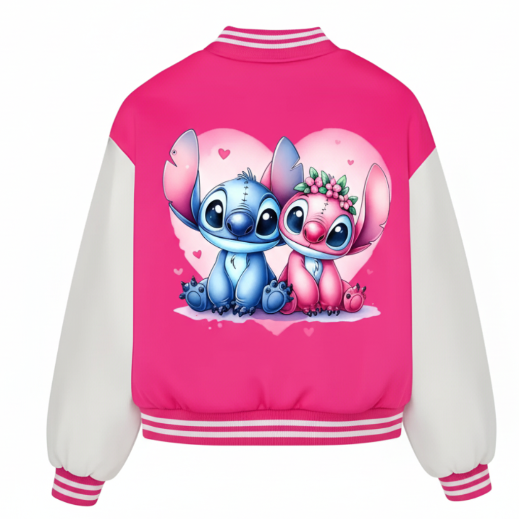 Two Tone Baseball Jacket For Girls