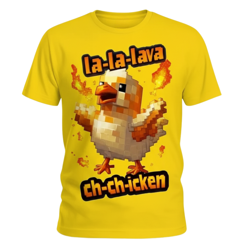 3D Cartoon Printed T Shirt For Boys