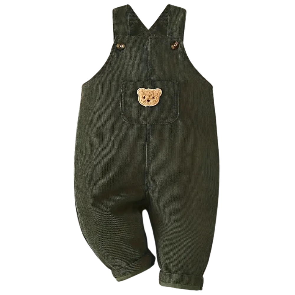 Cozy Boys Corduroy Overalls Perfect For Outdoor