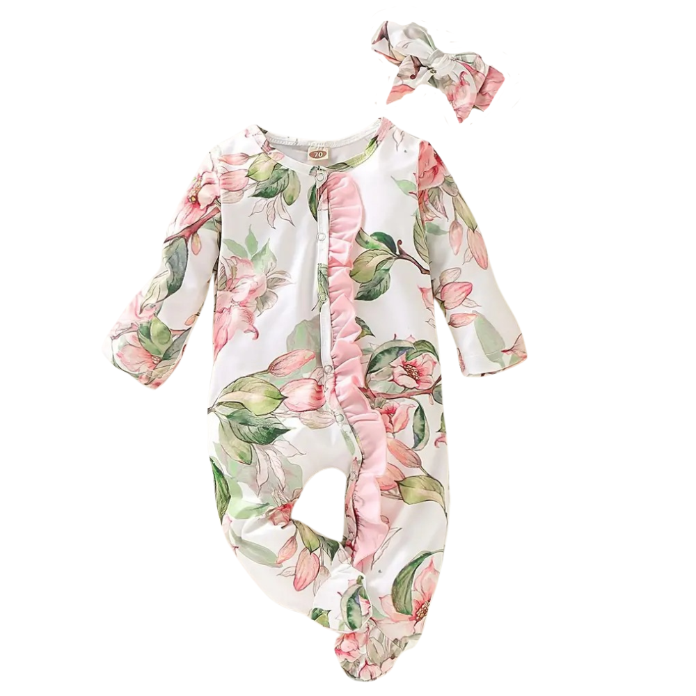 Casual One Piece Romper For Baby Girls