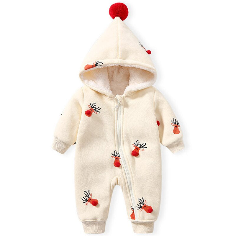 Winter Baby Thicken Christmas Infant Romper-Children Cloth Shop
