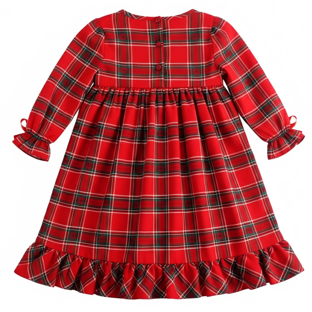 Ruffle Collar Long Sleeve dress