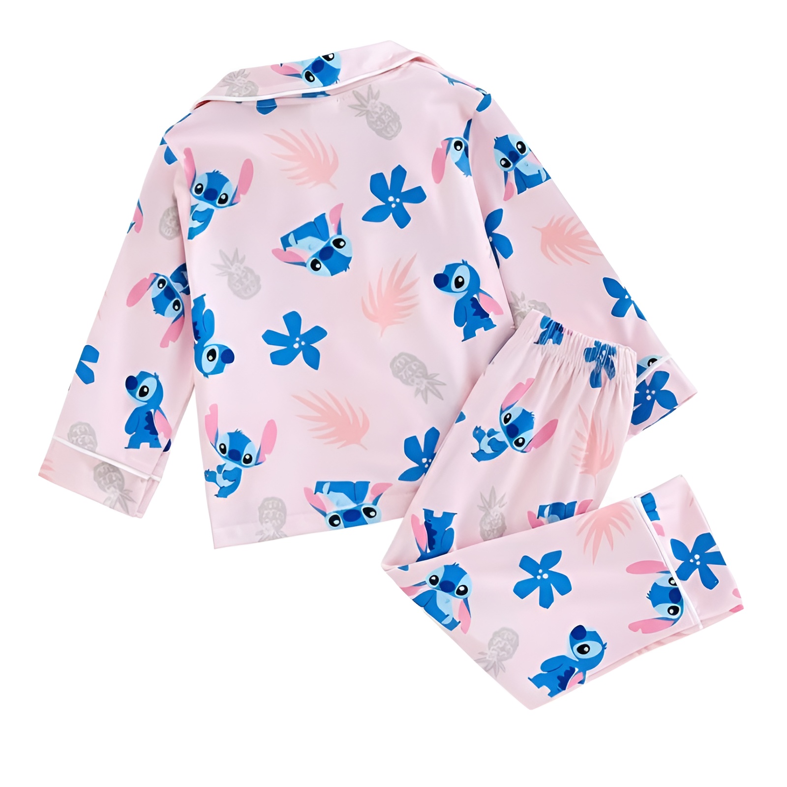 Long Sleeve Comfortable Casual Pajama Set for Girls