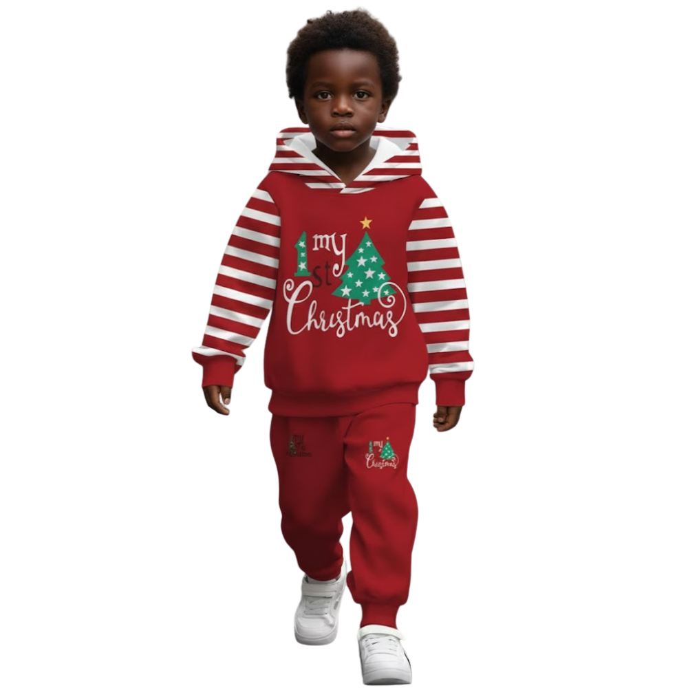 Baby Printed Top Pants Outfit Set