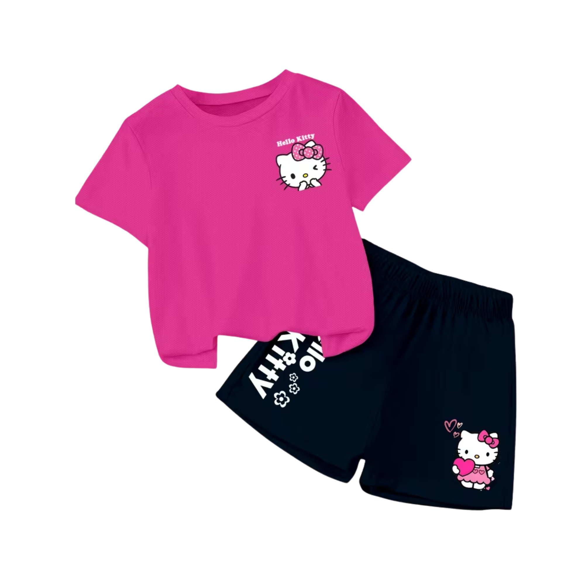 Soft And Comfortable Hello Kitty Printed 2 Piece Set