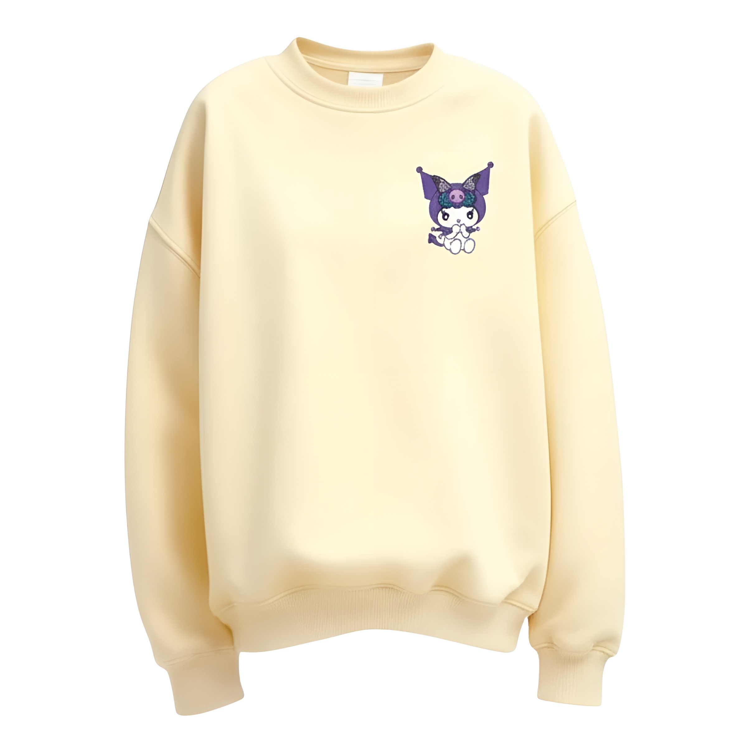 Kuromi Butterfly Wings Aesthetic Kids Sweatshirt