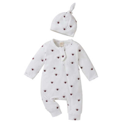 Rainbow Print Zipper Baby Romper Jumpsuit-Children Cloth Shop