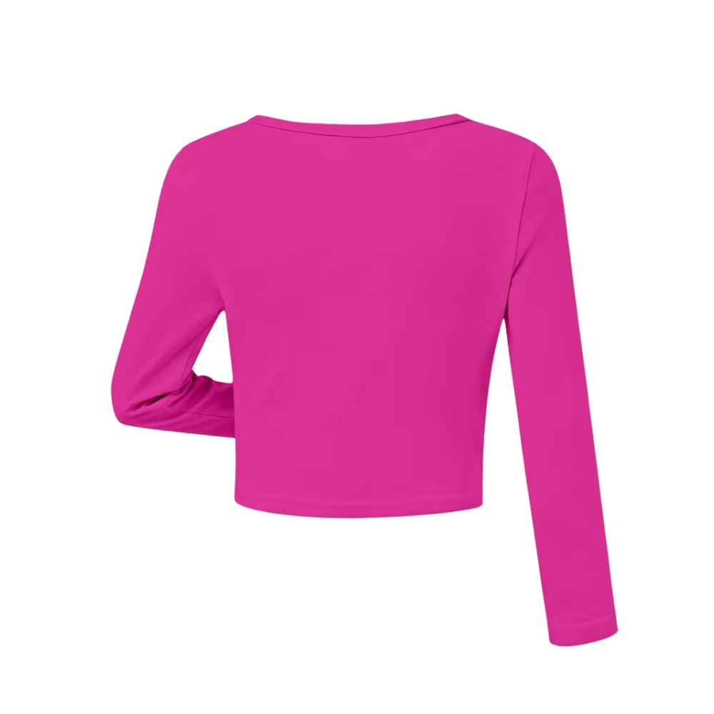 Pinkie Pie Girls Long Sleeve Cropped Top