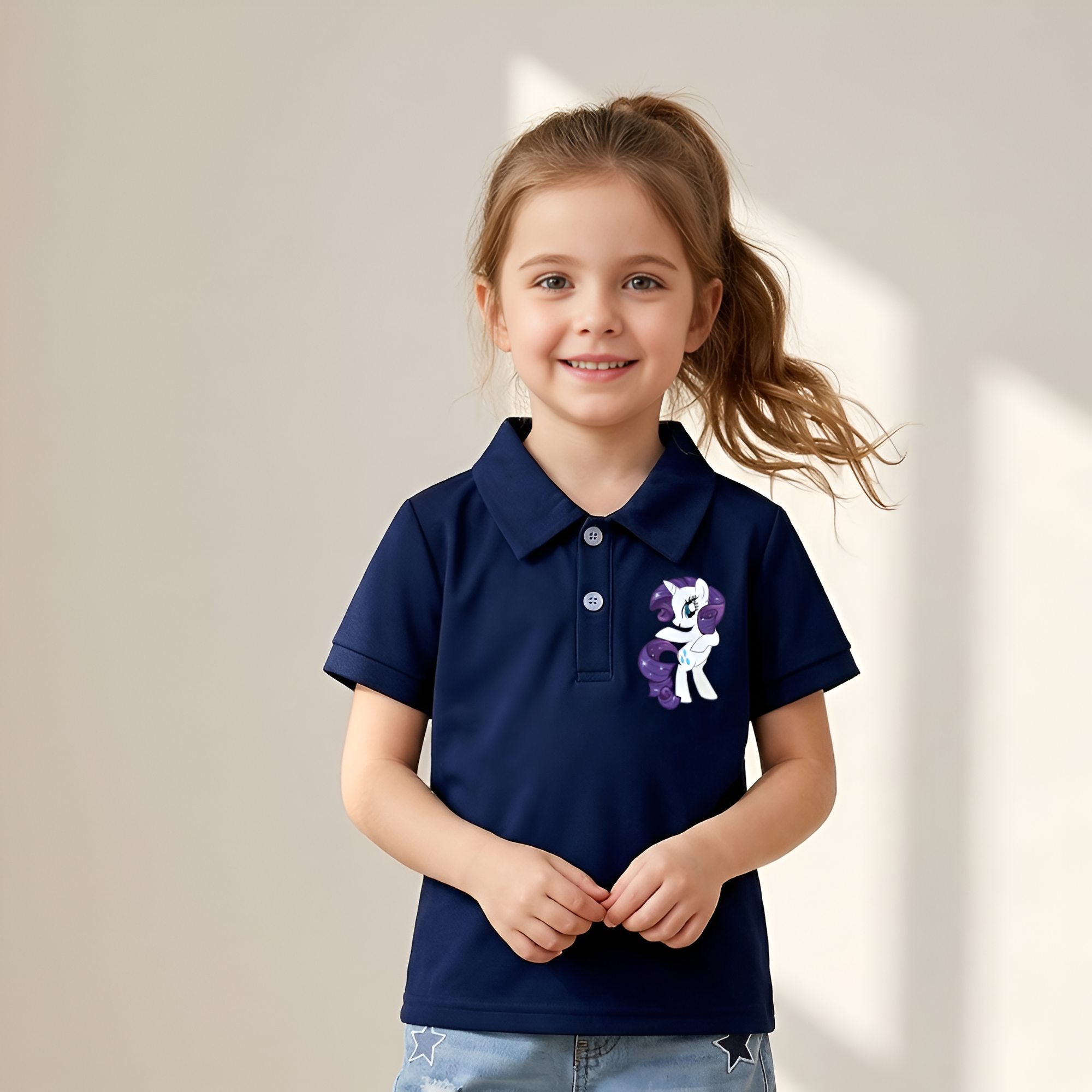 My Little Pony Double Sided Polo T Shirt For Girls