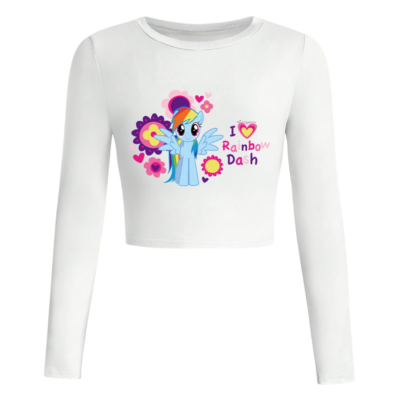 Cartoon Printed Long Sleeve T Shirt