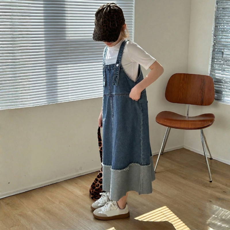 Denim Jumper Dress