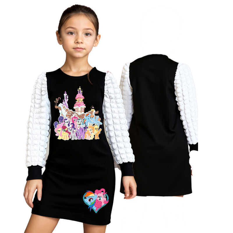 My Little Pony Puff Sleeve Dress