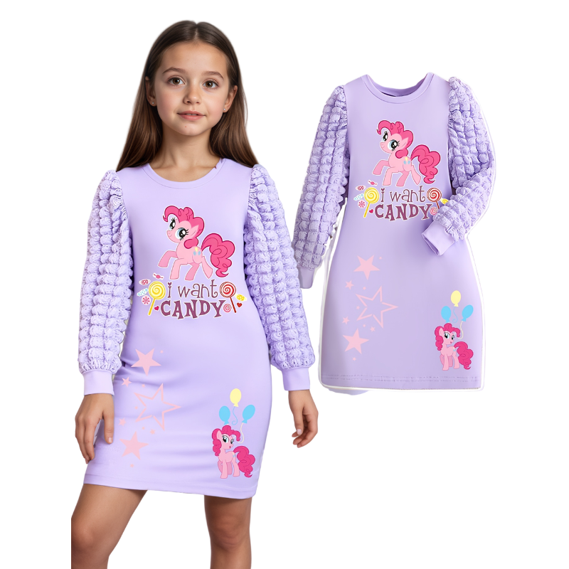 Pinkie Pie Dress with Bubble Sleeves