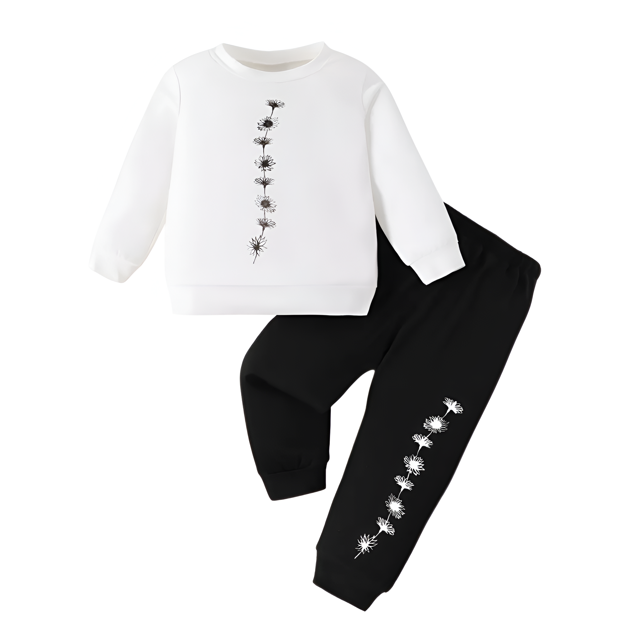 Autumn Girls Casual Long Sleeve Top And Pants Set