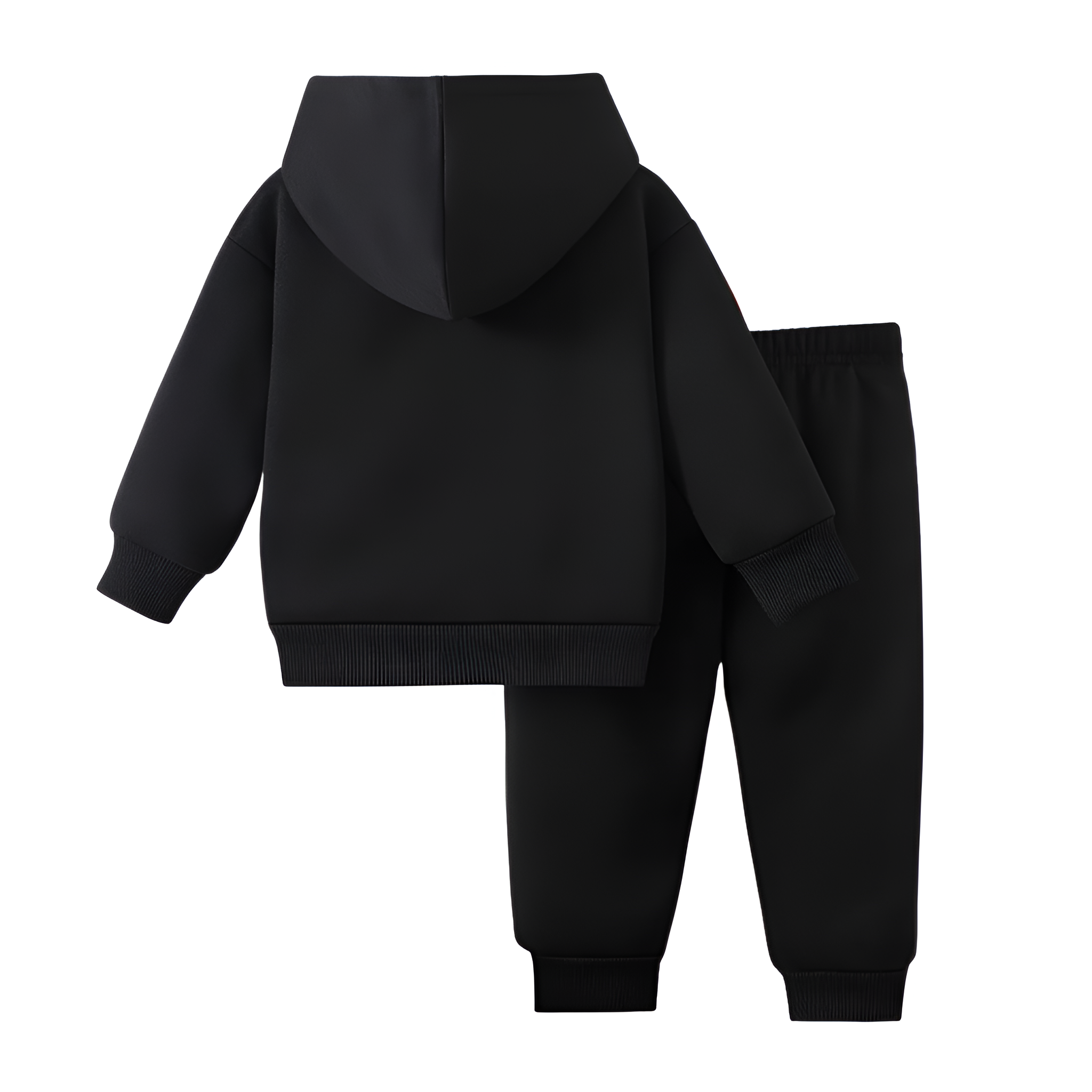 Letter Printed Hooded Sweatshirt And Sweatpants