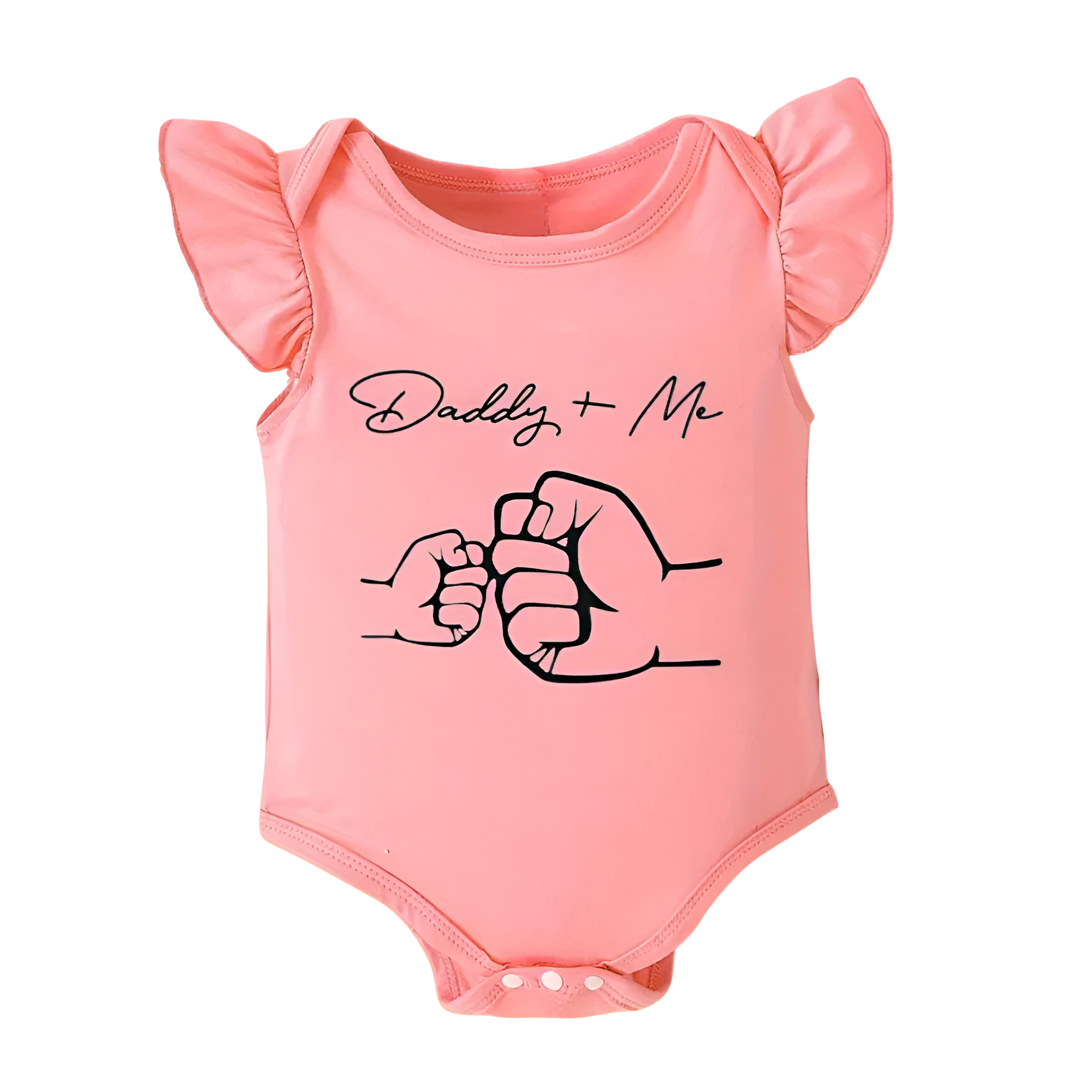 Dad Plus Me Printed Triangle Bodysuit