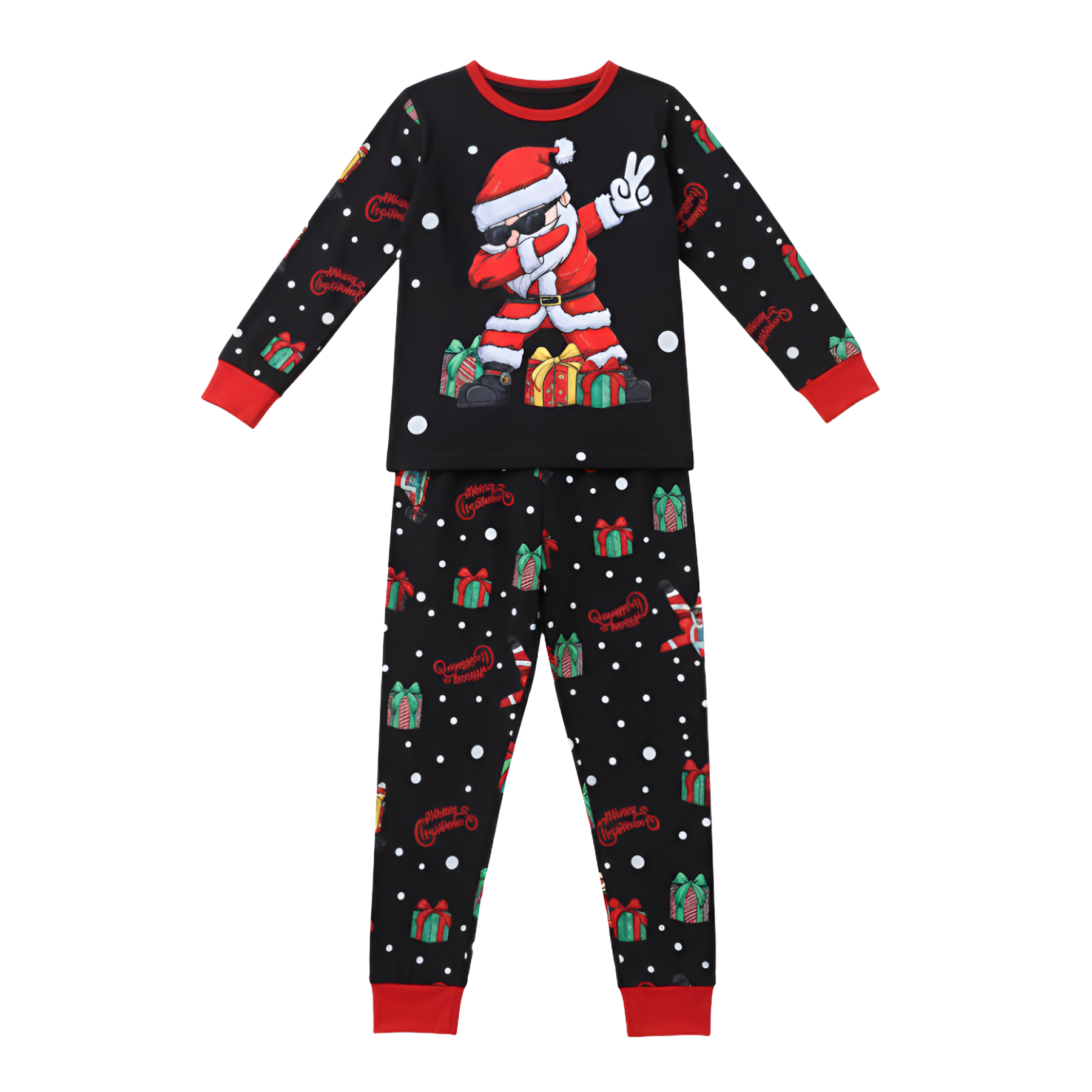 Youngsters Flame Retardant Christmas Pajama Set