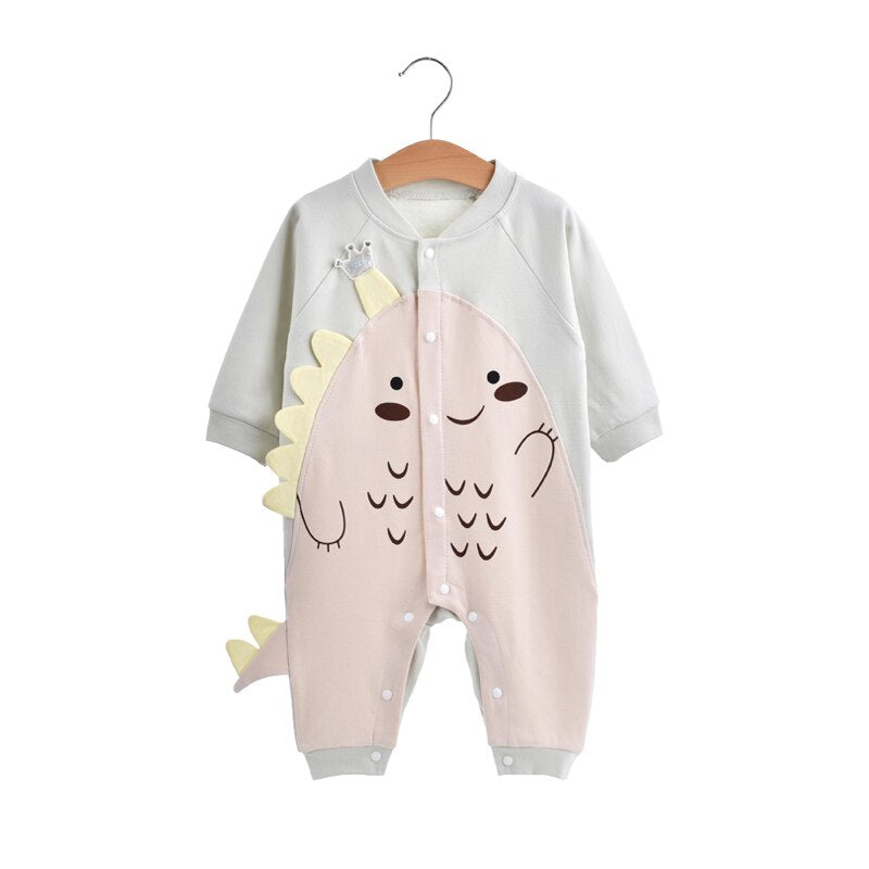 Cartoon Dinosaur Rompers For Baby Boys & Girls-Children Cloth Shop