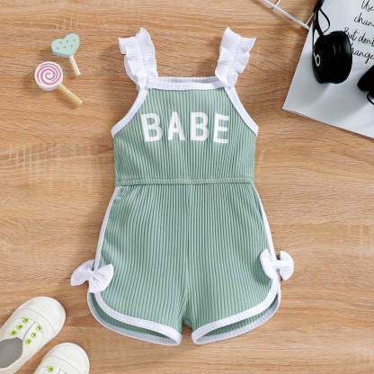 Summer Baby Girl Sling Romper Bodysuit-Children Cloth Shop