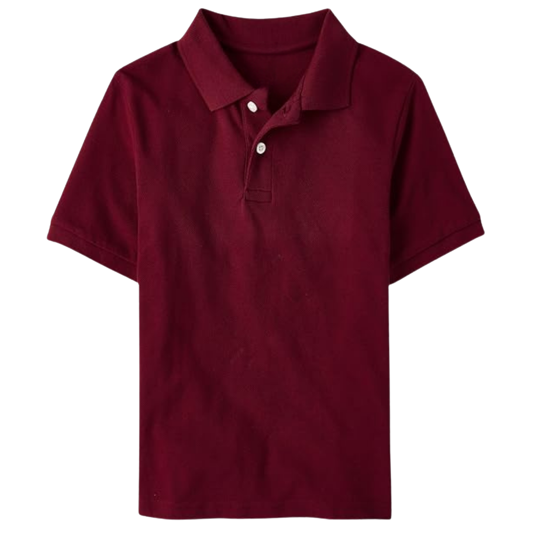 Boys Uniform Short Sleeve Pique Polo