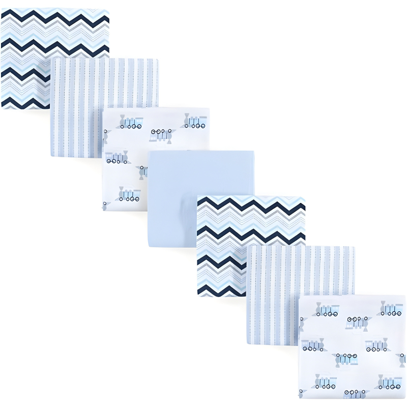 Unisex Baby Cotton Flannel Receiving Blankets