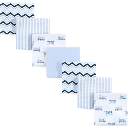 Unisex Baby Cotton Flannel Receiving Blankets