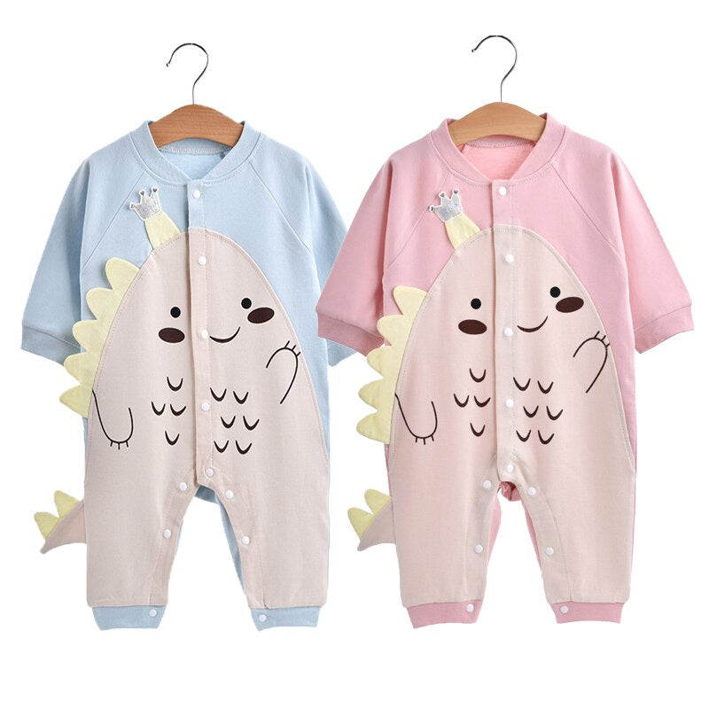 Cartoon Dinosaur Rompers For Baby Boys & Girls-Children Cloth Shop