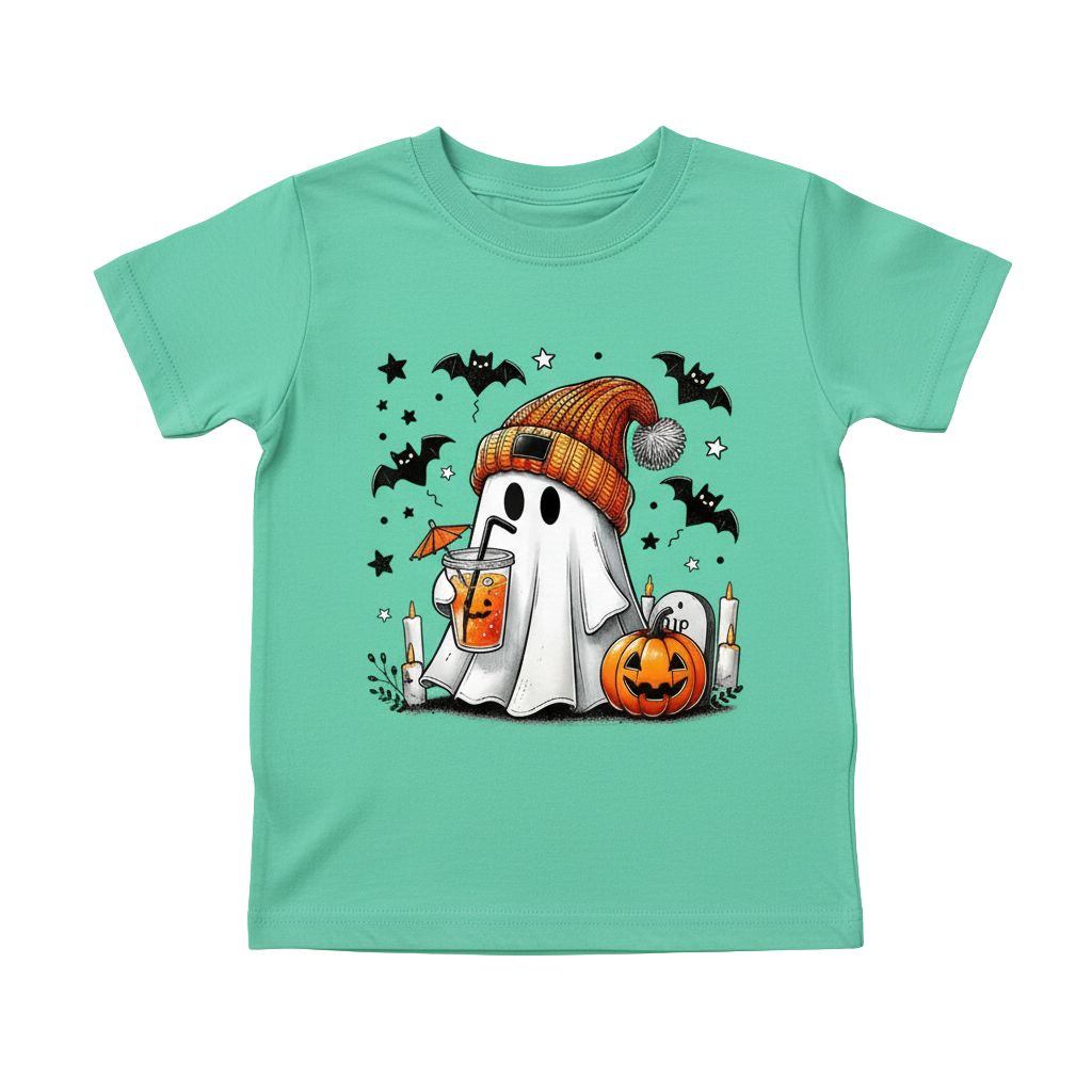 Pumpkin Design Halloween T Shirt For Girls