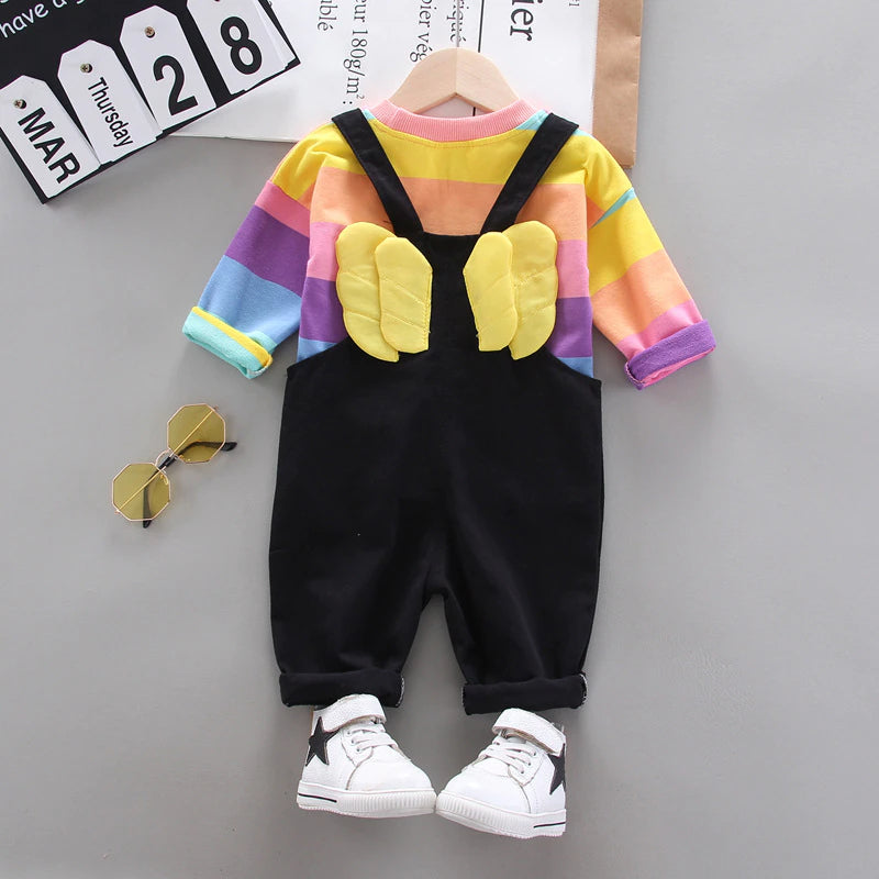 Baby Girls Jumpsuit With Wings-Children Cloth Shop