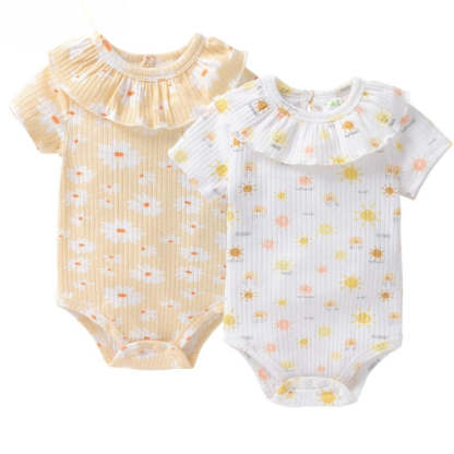 Newborn Girl Summer Jumpsuit Bodysuits-Children Cloth Shop