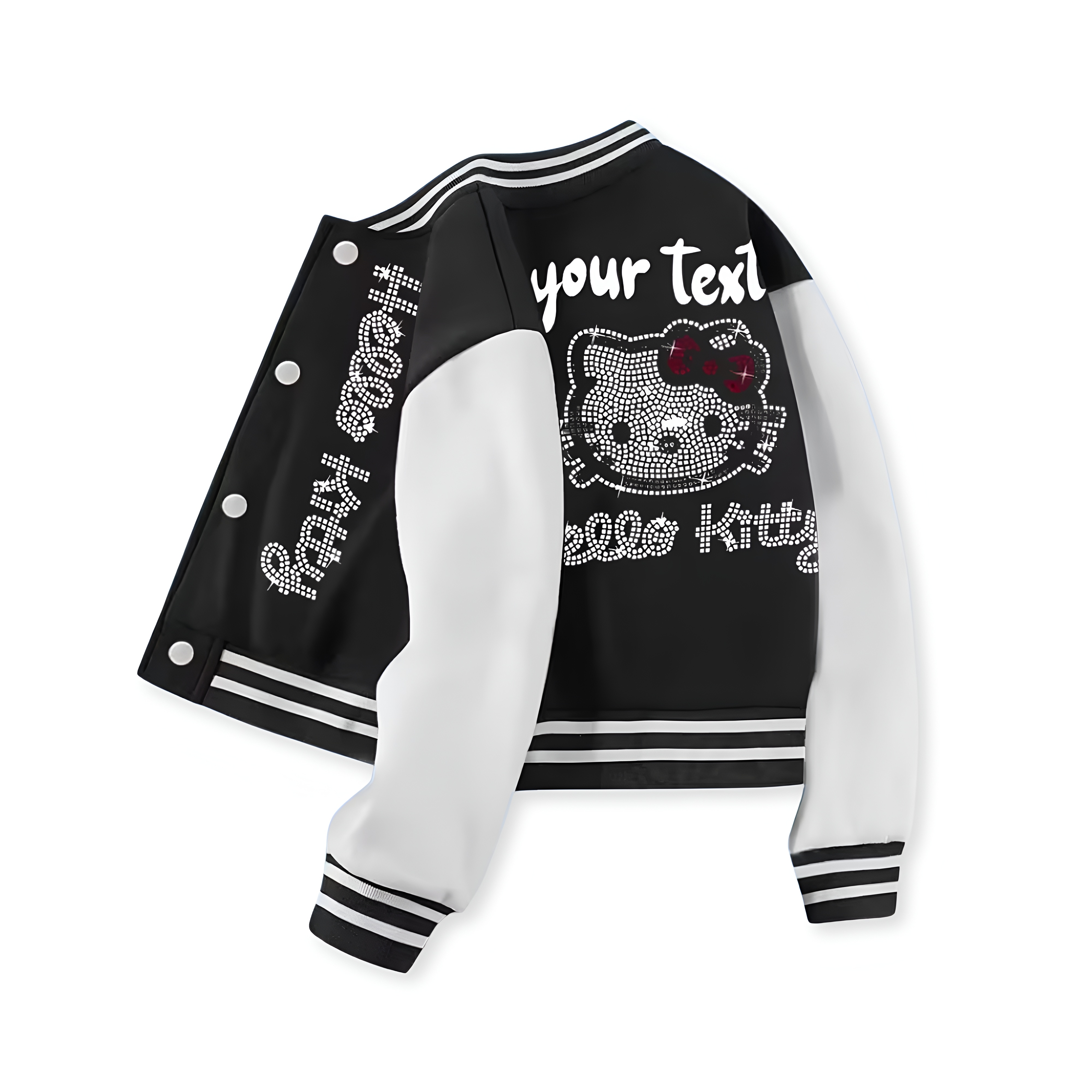Customized Lightweight Baseball Casual Jacket For Girls 