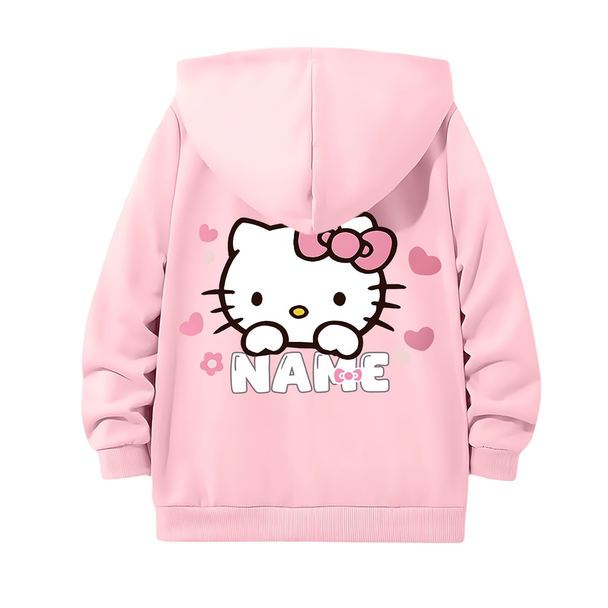Stylish And Comfortable Hello Kitty Themed Hoodie For Girls