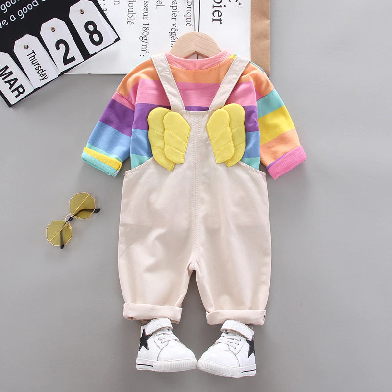 Baby Girls Jumpsuit With Wings-Children Cloth Shop