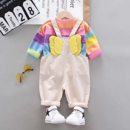 Baby Girls Jumpsuit With Wings-Children Cloth Shop