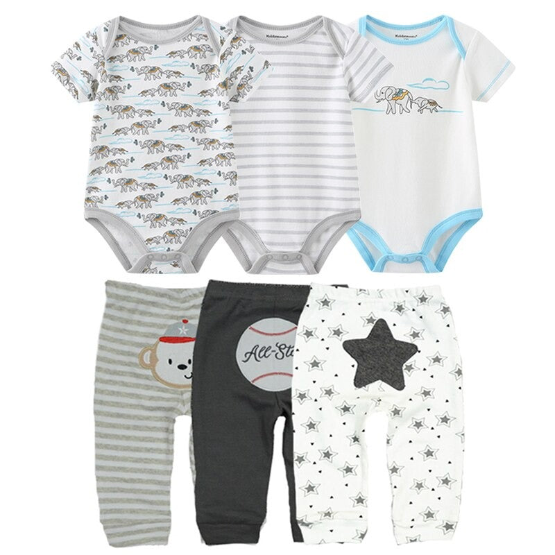 Pure Cotton Casual Stripes Toddler Outfit Set-Children Cloth Shop