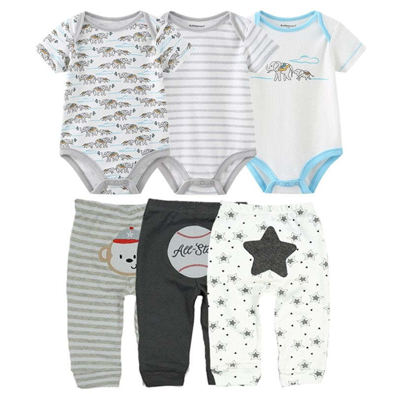 Pure Cotton Casual Stripes Toddler Outfit Set-Children Cloth Shop