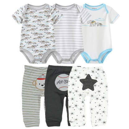 Pure Cotton Casual Stripes Toddler Outfit Set-Children Cloth Shop