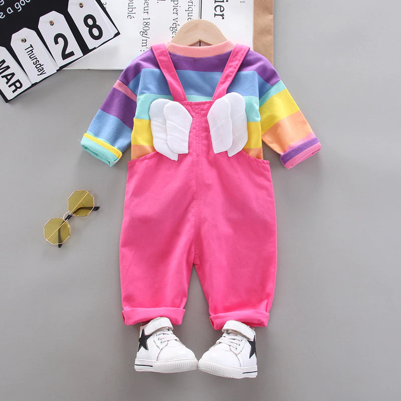 Baby Girls Jumpsuit With Wings-Children Cloth Shop
