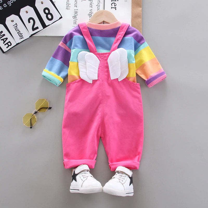 Baby Girls Jumpsuit With Wings-Children Cloth Shop